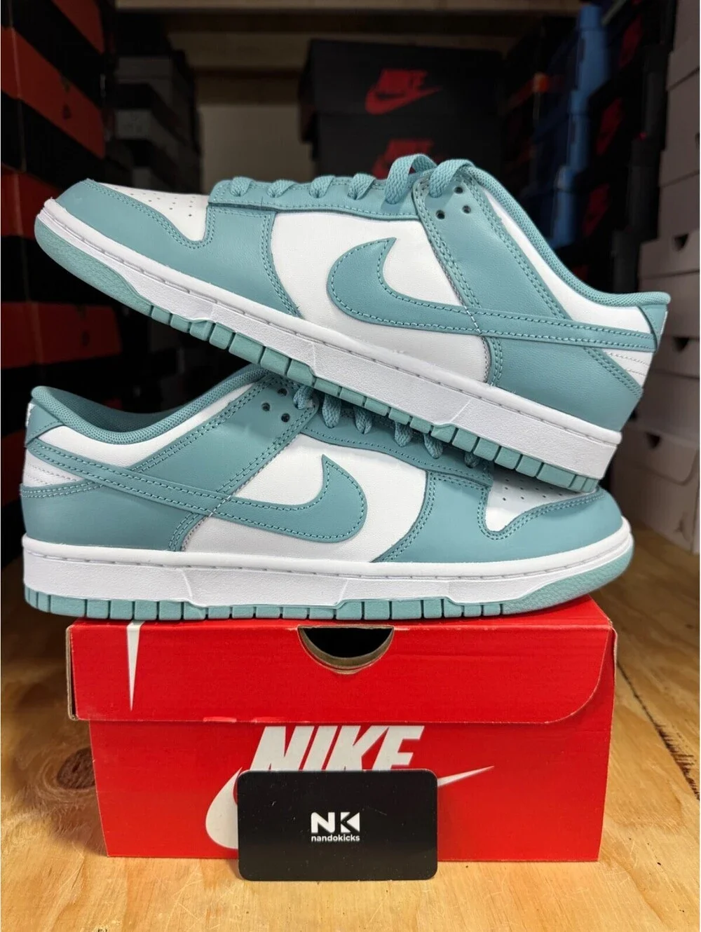 Nike Dunk Low 'Denim Turquoise' DV0833-106 BRAND NEW MENS SIZE 9.5